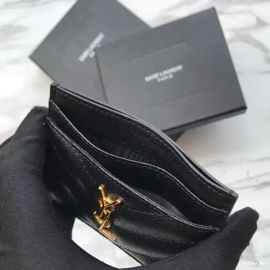 YSL MATELASSÉ CASSANDRE CASE CARD 0529